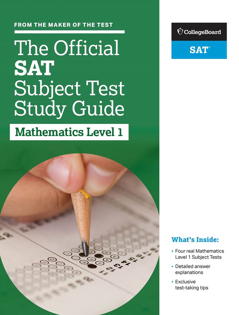 Official Sat Subject Test Guides Mathematics Level And